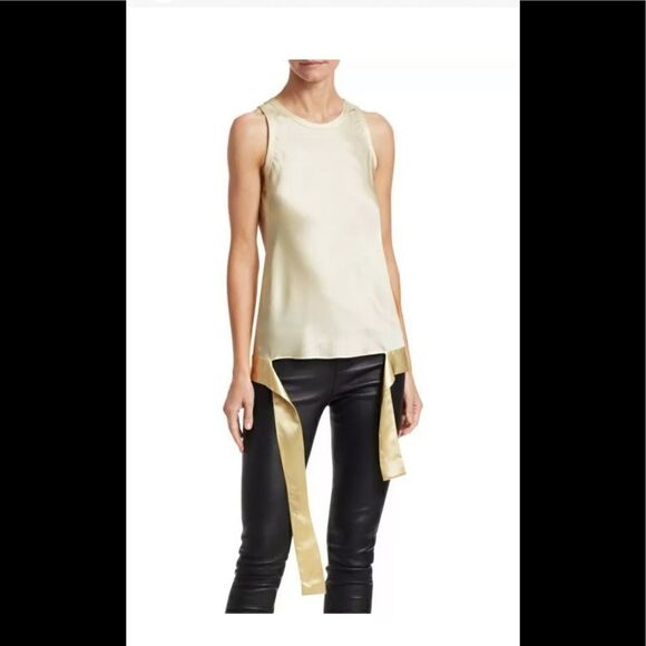 💖Helmut Lang hem drape tank💖size S, NWT - Picture 3 of 9